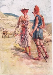 Calidore och Pastonella, Berättelser från Faerie Queen publicerade av George Harrap and Company