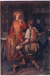 "Ofta från skogens vildmarker som han tog med sig, vars ömtfärgade sidor log röda!", Berättelser från Faerie Queen publicerade av George Harrap and Company