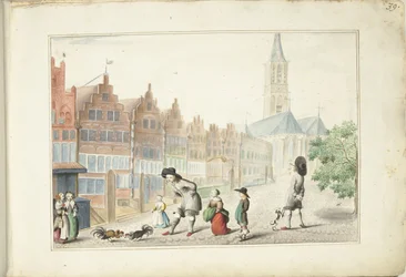 Tuppfäktning på Sassenstraat i Zwolle