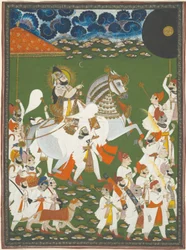 Maharana Bhim Singh i procession