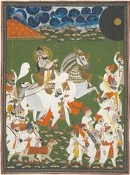 Maharana Bhim Singh i procession