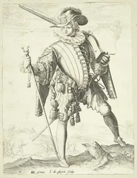 Soldat med hakrem (arquebuse)