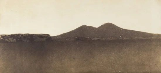 [Vesuvius från Mergellina], ca. 1855