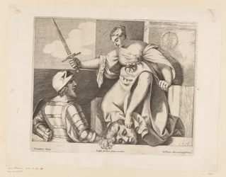 Judith med huvudet av Holofernes Rättvisa (Justitia)