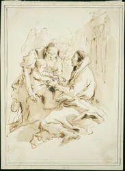 Den heliga familjen, Saint Joseph med en bok