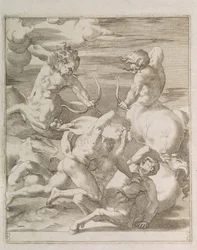 Slaget mellan Herkules och Kentaurerna, 1527
