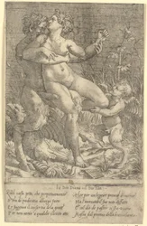 Jupiter förvandlades till Satyr och Diana