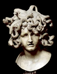 Medusas huvud, marmorskulptur av Gian Lorenzo Bernini