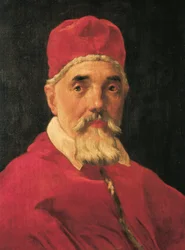 Italien, Rom, Porträtt av påven Urban VIII (Matteo Barberini)