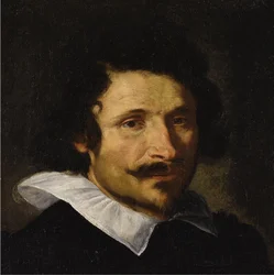 Porträtt av Pietro da Cortona 1596-1669, ca. 1625-1630.
