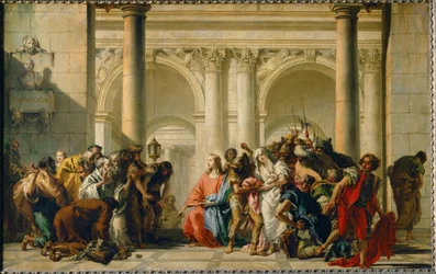 Le Christ et la femme adultere Kristus och äktenskapsbryterskan ...