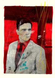 Porträtt av Pierpaolo Pasolini, 2014 (blandteknik)