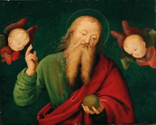 Gud Fadern med änglar, ca. 1510.