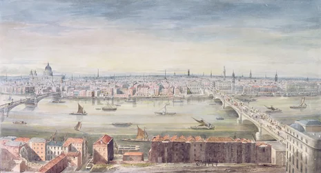 En utsikt över London från St. Paul