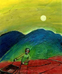 Jag hade allt jag behövde, 2003 (olja på papper)
