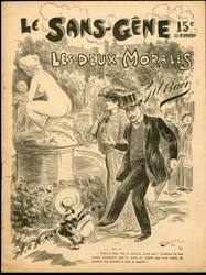 Sans-genen - Illustration av Gil Baer (1859-1931): Konst, Skulptur Staty, Barndom, Offentlig trädgård, Nudite