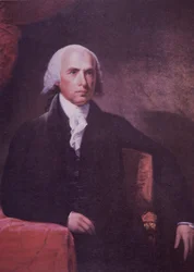 James Madison (färg litho)
