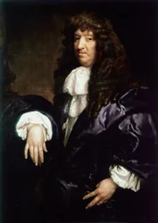 Samuel BUTLER, Porträtt 1670-talet (olja på duk)