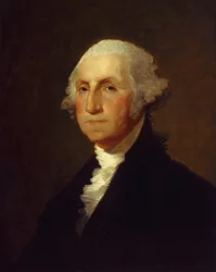 George Washington, ca 1820 (olja på pannå)