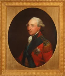 Porträtt av Hugh Percy, andre hertig av Northumberland, ca 1788 (olja på duk)