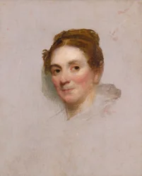 Porträtt av en dam, ca. 1820-1825.