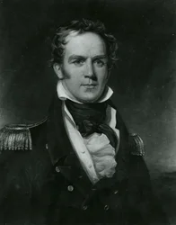 Kapten Hugh Clapperton, graverad av Thomas Lupton, 1828