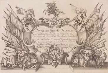 Flera bitar och prydnader Darquebuzerie 4:e utökade upplagan, ca. 1776.