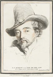 Porträtt av Peter Paul Rubens vid 30 års ålder