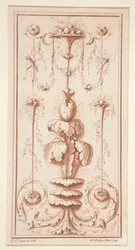 Ornamental Panel från Recueil d