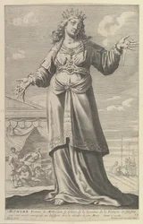 Monime, 1647. Skapare: Gilles Rousselet, Abraham Bosse.
