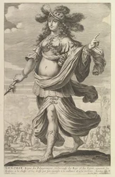 Zenobia, 1647. Skapare: Gilles Rousselet, Abraham Bosse.