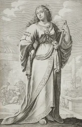 Lucretia (efter Claude Vignon)