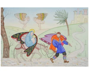 Flight into Egypt, 2005 (wc på papper)
