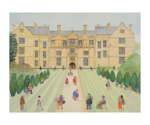 Montacute House (wc på papper)
