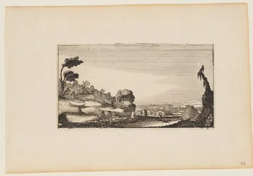 Hilly Panorama, från Tolv landskap med figurer