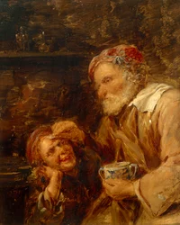 Touch, av Gillis van Tilborgh den yngre (1625-1678).