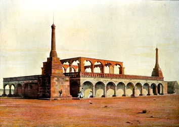 Mausoleum för den ex-förste ministern och hans familj, Madagaskar, sent 1800-tal
