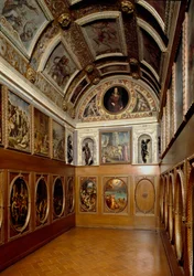 Utsikt över Studiolo av Francesco I de Medici