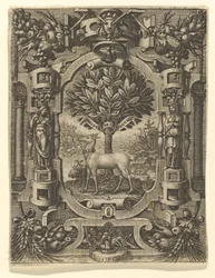 Emblem av Lucrezia Gonzaga, före 1566.