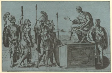 Romerska soldater före en kejsare, före 1540 .