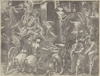 Trojas fall och Aeneas flykt