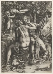 Venus och Adonis, ca. 1570