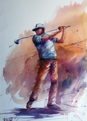 Dynamisk golfsving