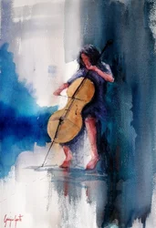En uttrycksfull cellist