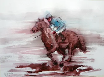 Jockey på galopp