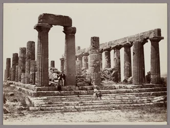 Agrigento: Junos Lacinia-tempel, Girgenti, nr 1347