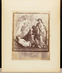 Färsk Bacchus och Ariadne Pompeji