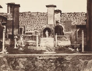 Marcus Lucretius hus, Pompeji,ca 1870 (foto)