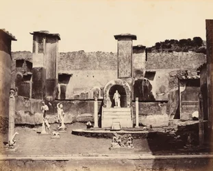 Marcus Lucretius hus, Pompeji,ca 1870 (foto)