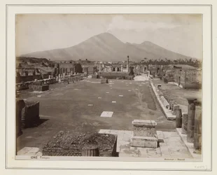 Utsikt över forumet i Pompeji